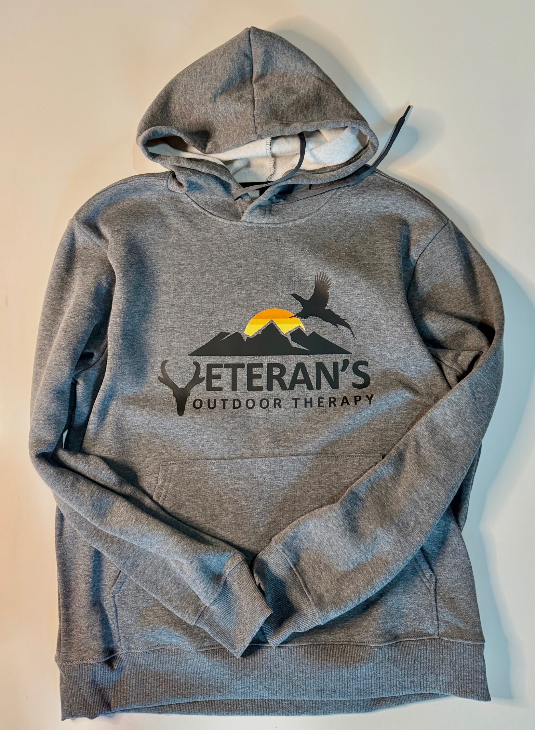 Veteran’s Outdoor Therapy Pullover Hoodie | Gray Hoodie